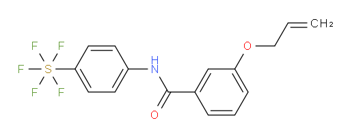 [4-[[3-(2-propen-1-yloxy)benzoyl]amino]phenyl]sulfur pentafluoride