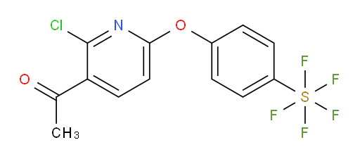 [4-[(5-Acetyl-6-chloro-2-pyridinyl)oxy]phenyl]sulfur pentafluoride