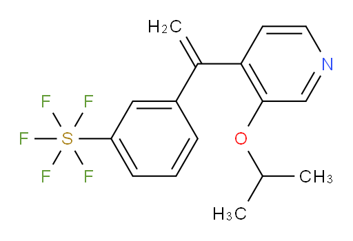 3-(1-(3-isopropoxypyridin-4-yl)vinyl)(pentafluoromercapto)benzene
