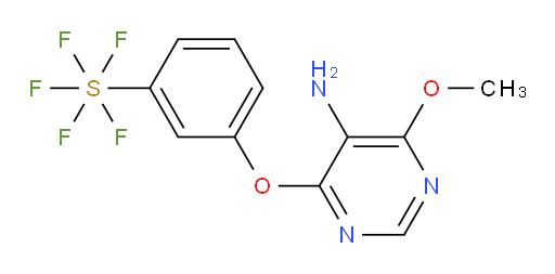 [3-[(5-Amino-6-methoxy-4-pyrimidinyl)oxy]phenyl]sulfur pentafluoride