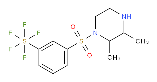 [3-[(2,3-Dimethyl-1-piperazinyl)sulfonyl]phenyl]sulfur pentafluoride
