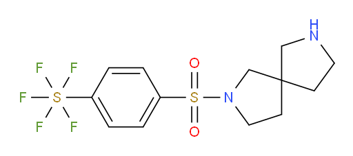 4-(2,7-diazaspiro[4.4]nonan-2-ylsulfonyl)(pentafluoromercapto)benzene