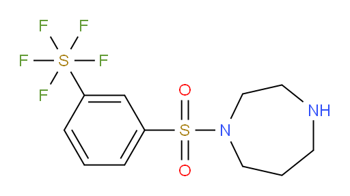[3-[(hexahydro-1H-1,4-diazepin-1-yl)sulfonyl]phenyl]sulfur pentafluoride