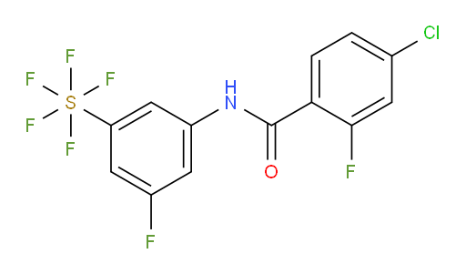 [3-[(4-Chloro-2-fluorobenzoyl)amino]-5-fluorophenyl]sulfur pentafluoride