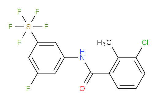 [3-[(3-Chloro-2-methylbenzoyl)amino]-5-fluorophenyl]sulfur pentafluoride