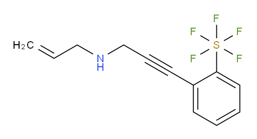 2-(3-(allylamino)prop-1-yn-1-yl)(pentafluoromercapto)benzene