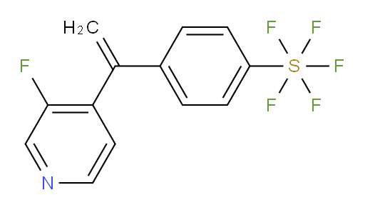 4-(1-(3-fluoropyridin-4-yl)vinyl)(pentafluoromercapto)benzene