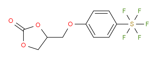 [4-[(2-oxo-1,3-dioxolan-4-yl)methoxy]phenyl]sulfur pentafluoride