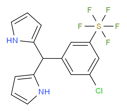 [3-Chloro-5-(di-1H-pyrrol-2-ylmethyl)phenyl]sulfur pentafluoride