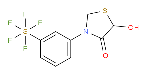 [3-(5-hydroxy-4-oxo-3-thiazolidinyl)phenyl]-sulfur pentafluoride