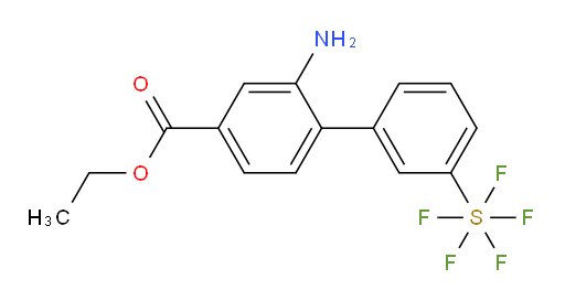 [2'-Amino-4'-(ethoxycarbonyl)-biphenyl-3-yl]sulfur pentafluoride