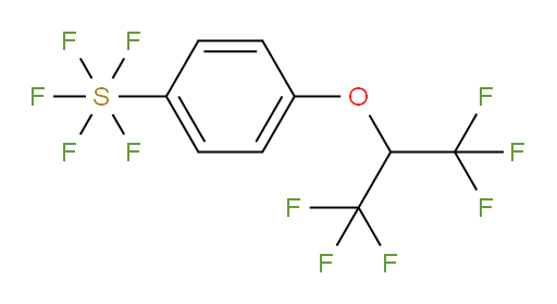 [4-[2,2,2-trifluoro-1-(trifluoromethyl)ethoxy]phenyl]sulfur pentafluoride