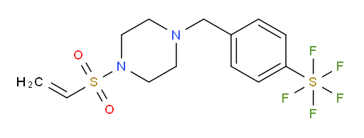 [4-[[4-(Ethenylsulfonyl)-1-piperazinyl]methyl]phenyl]sulfur pentafluoride