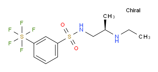 [3-[[[(2R)-2-(Ethylamino)propyl]amino]sulfonyl]phenyl]sulfur pentafluoride