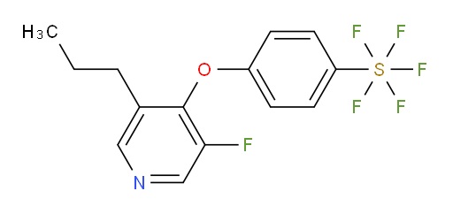 4-((3-fluoro-5-propylpyridin-4-yl)oxy)(pentafluoromercapto)benzene