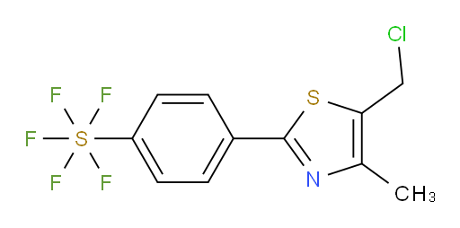 [4-[5-(Chloromethyl)-4-methyl-2-thiazolyl]phenyl]sulfur pentafluoride