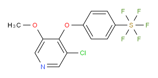 4-((3-chloro-5-methoxypyridin-4-yl)oxy)(pentafluoromercapto)benzene