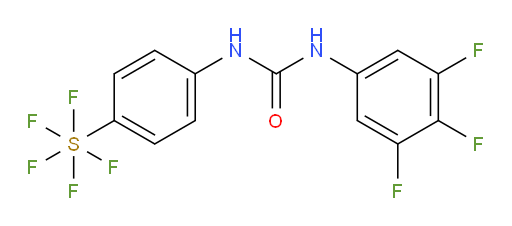 [4-[[[(3,4,5-trifluorophenyl)amino]carbonyl]amino]phenyl]sulfur pentafluoride