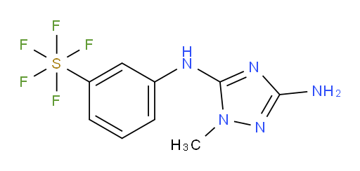 [3-[(3-Amino-1-methyl-1H-1,2,4-triazol-5-yl)amino]phenyl]sulfur pentafluoride