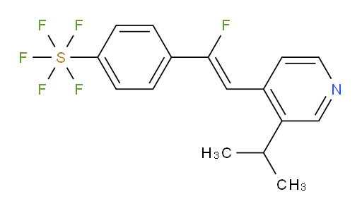 (Z)-4-(1-fluoro-2-(3-isopropylpyridin-4-yl)vinyl)(pentafluoromercapto)benzene