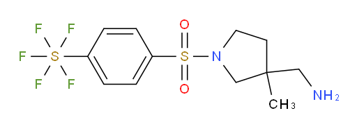 [4-[[3-(Aminomethyl)-3-methyl-1-pyrrolidinyl]sulfonyl]phenyl]sulfur pentafluoride