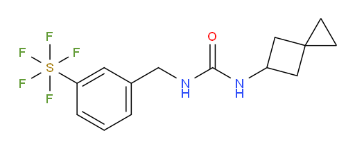 [3-[[[(spiro[2.3]hex-5-ylamino)carbonyl]amino]methyl]phenyl]-sulfur pentafluoride