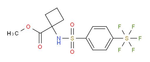 [4-[[[1-(methoxycarbonyl)cyclobutyl]amino]sulfonyl]phenyl]sulfur pentafluoride