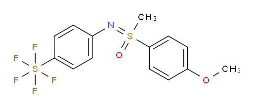 (N-(4-(pentafluoromercapto)phenyl)-S-(4-methoxyphenyl)-sulfonimidoyl)methane