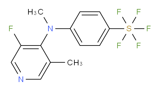 4-((3-fluoro-5-methylpyridin-4-yl)(methyl)amino)(pentafluoromercapto)benzene
