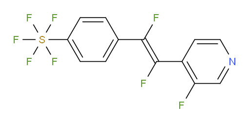 (E)-4-(1,2-difluoro-2-(3-fluoropyridin-4-yl)vinyl)(pentafluoromercapto)benzene