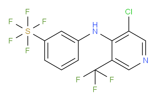 3-((3-chloro-5-(trifluoromethyl)pyridin-4-yl)amino)(pentafluoromercapto)benzene