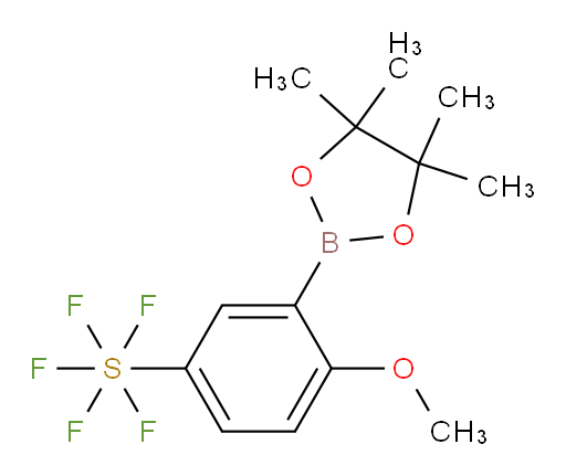 [4-methoxy-3-(4,4,5,5-tetramethyl-1,3,2-dioxaborolan-2-yl)phenyl]sulfur pentafluoride