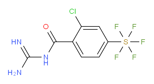 [4-[[(aminoiminomethyl)amino]carbonyl]-3-chlorophenyl]sulfur pentafluoride