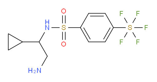 [4-[[(2-Amino-1-cyclopropylethyl)amino]sulfonyl]phenyl]sulfur pentafluoride