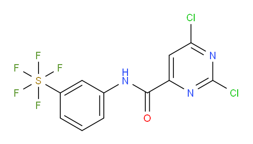 [3-[[(2,6-Dichloro-4-pyrimidinyl)carbonyl]amino]phenyl]sulfur pentafluoride