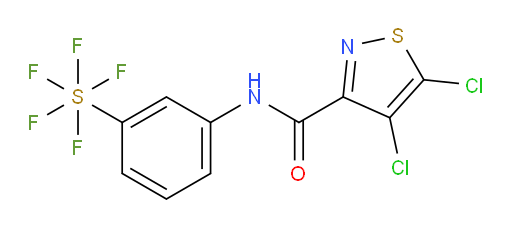 [3-[[(4,5-Dichloro-3-isothiazolyl)carbonyl]amino]phenyl]sulfur pentafluoride