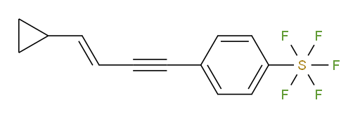 (E)-4-(4-cyclopropylbut-3-en-1-yn-1-yl)(pentafluoromercapto)benzene