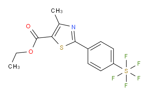 [4-[5-(Ethoxycarbonyl)-4-methyl-2-thiazolyl]phenyl]sulfur pentafluoride