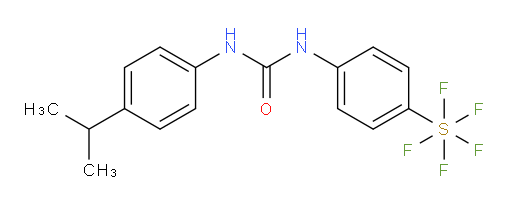 [4-[[[[4-(1-methylethyl)phenyl]amino]carbonyl]amino]phenyl]sulfur pentafluoride