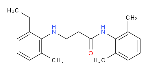 N-(2,6-dimethylphenyl)-3-((2-ethyl-6-methylphenyl)amino)propanamide
