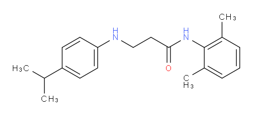 N-(2,6-dimethylphenyl)-3-((4-isopropylphenyl)amino)propanamide