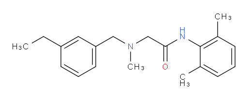 N-(2,6-dimethylphenyl)-2-((3-ethylbenzyl)(methyl)amino)acetamide