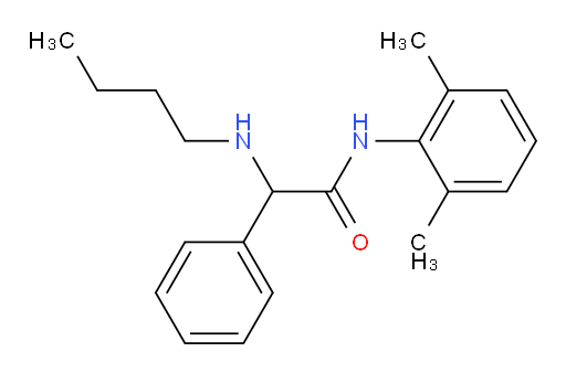 2-(butylamino)-N-(2,6-dimethylphenyl)-2-phenylacetamide