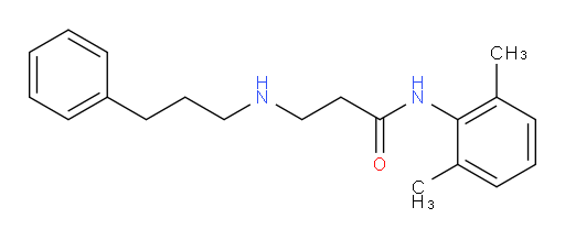 N-(2,6-dimethylphenyl)-3-((3-phenylpropyl)amino)propanamide