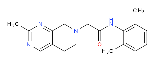 N-(2,6-dimethylphenyl)-2-(2-methyl-5,6-dihydropyrido[3,4-d]pyrimidin-7(8H)-yl)acetamide