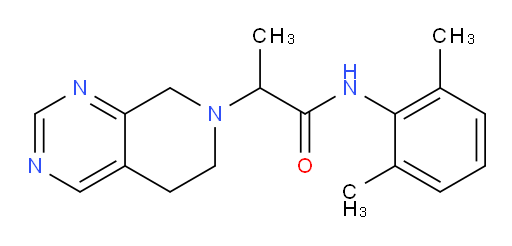2-(5,6-dihydropyrido[3,4-d]pyrimidin-7(8H)-yl)-N-(2,6-dimethylphenyl)propanamide