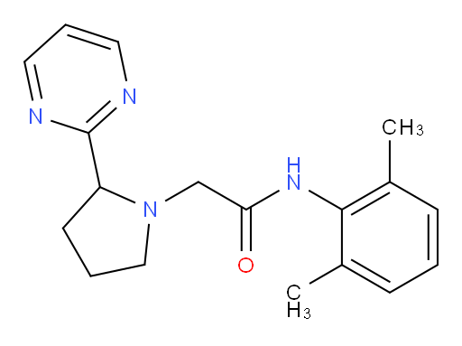 N-(2,6-dimethylphenyl)-2-(2-(pyrimidin-2-yl)pyrrolidin-1-yl)acetamide