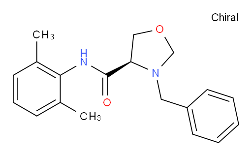 (R)-3-benzyl-N-(2,6-dimethylphenyl)oxazolidine-4-carboxamide