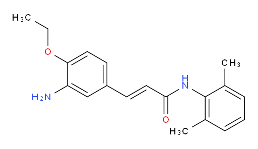(E)-3-(3-amino-4-ethoxyphenyl)-N-(2,6-dimethylphenyl)acrylamide