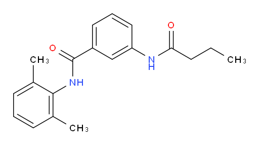 3-butyramido-N-(2,6-dimethylphenyl)benzamide